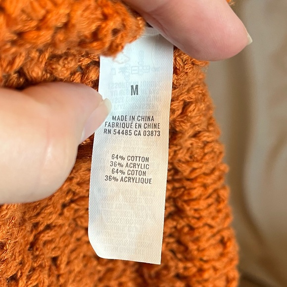 Aerie Size M Knit Orange Tank Top - Picture 6 of 6